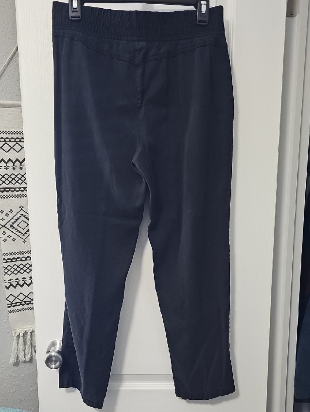 Chico's Black Zip-Pocket Trousers - Picture 2 of 6